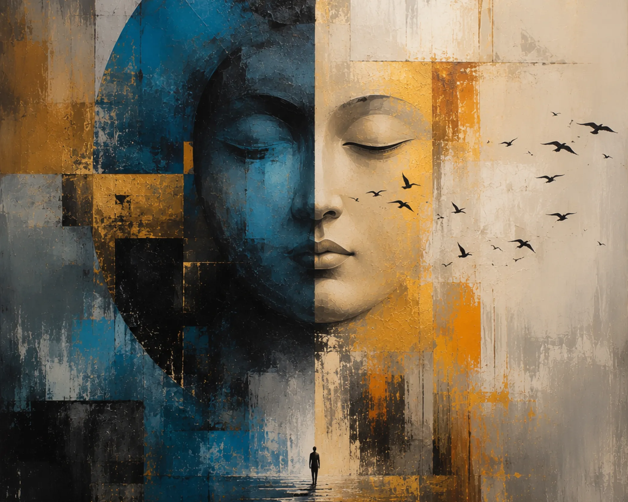Original abstract canvas paintings by Artace Studio