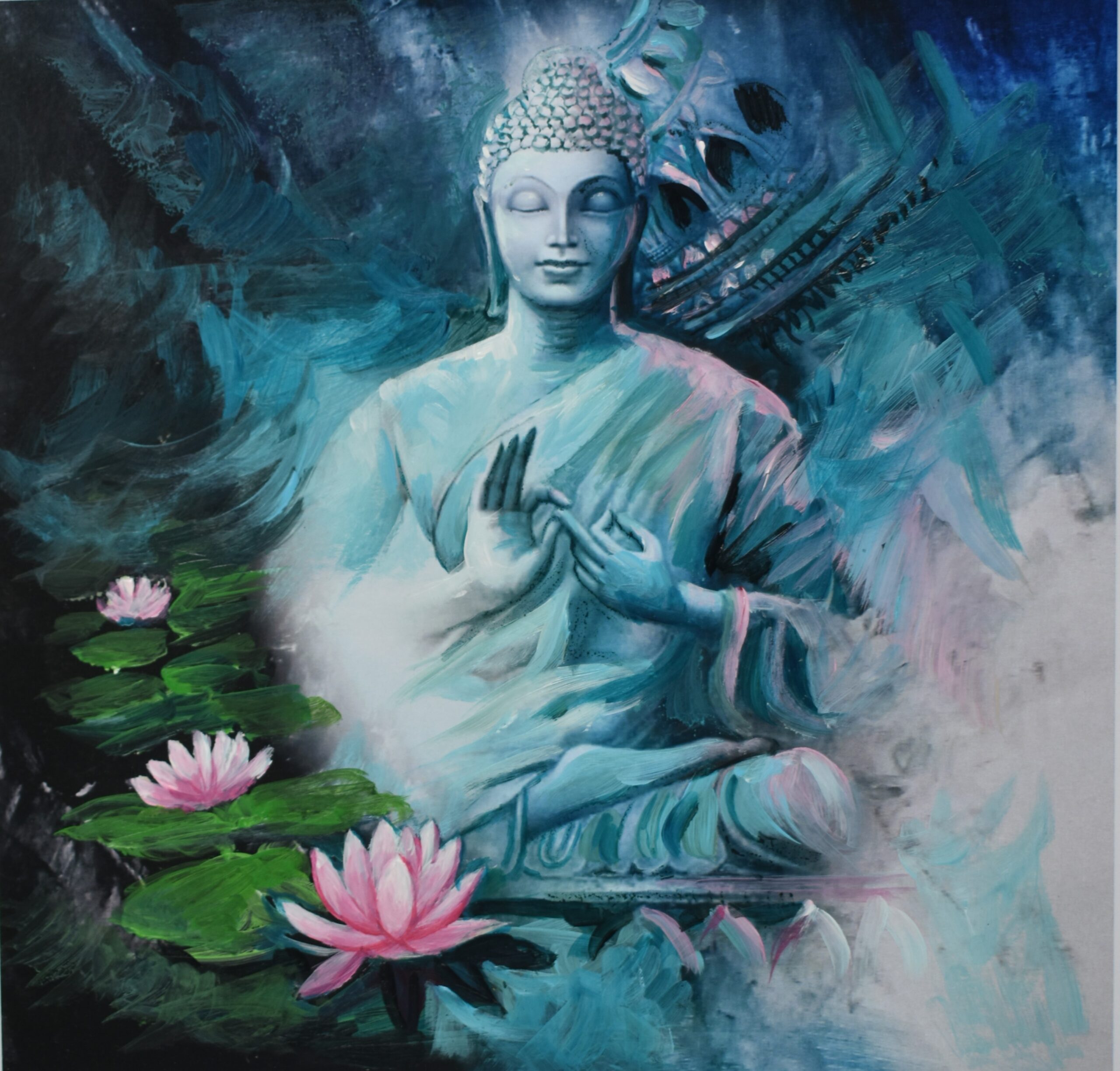 Great Buddha – Canvas Print - Art Prints - 24 X 24 Inches