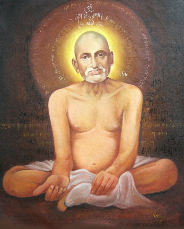 Gajanan Maharaj - Religious Collection - 24 X 30 Inches