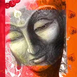 Image: Gautam Buddha Canvas Painting