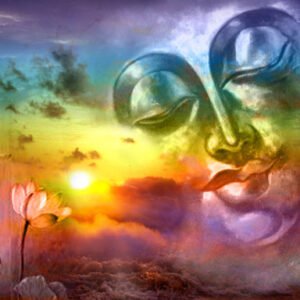 Image: Multi-color Buddha Canvas Painting