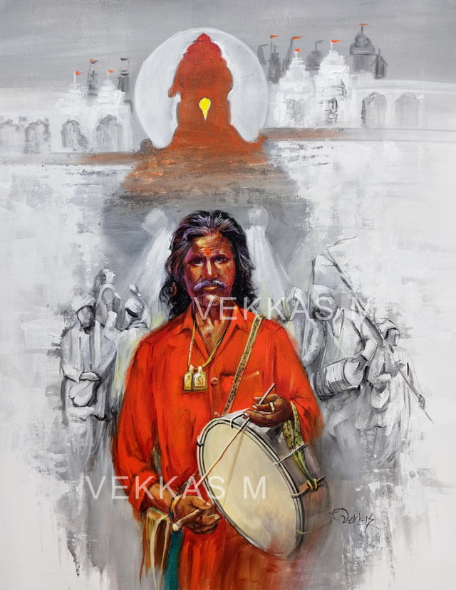 Vitthal - Religious Collection - 24 X 32 Inches