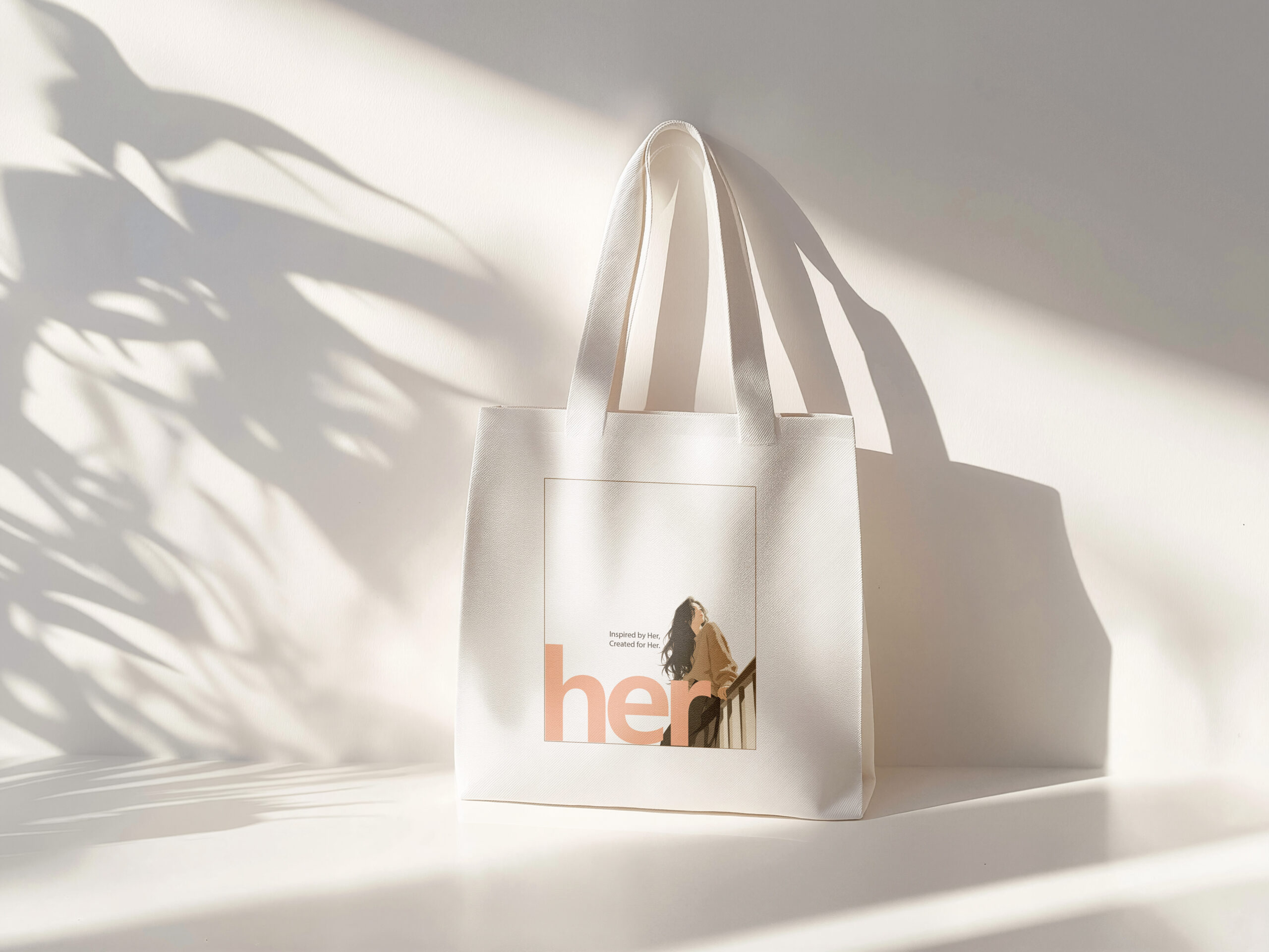 Inspired by her | Handmade Cotton Tote Bag