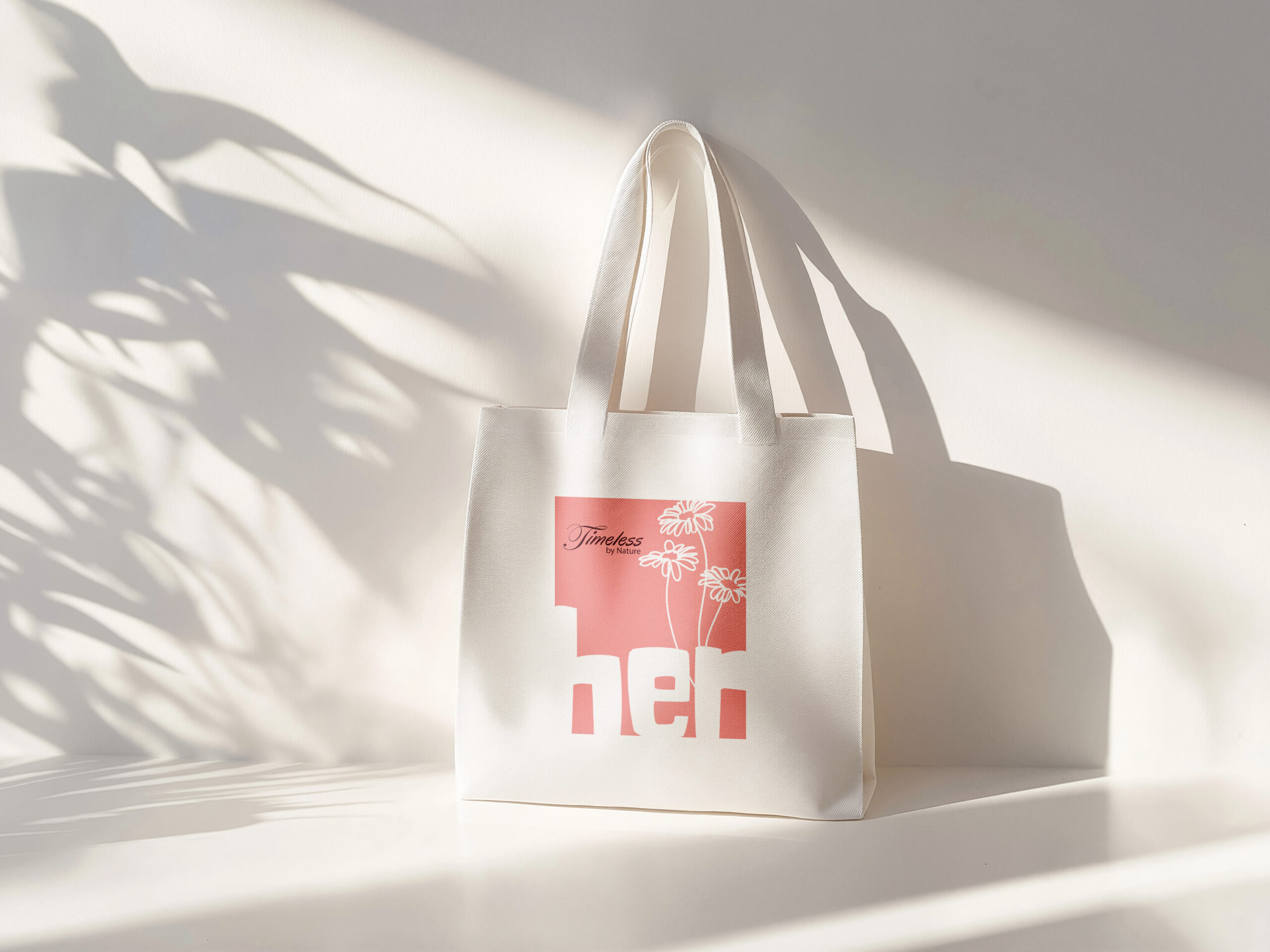 Timeless by nature | Handmade Cotton Tote Bag