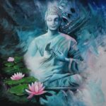 Image: The Great Buddha Canvas Painting print