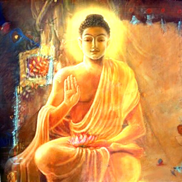 Image: Gautam Buddha Canvas painting