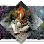Image: Multipiece Ganesha painting