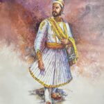 Image: Chhatrapati Shivaji Maharaj canvas painting